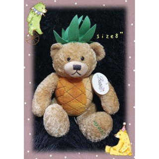 🍍Bestever Pineapple Hawaii Teddy Bear Plush🐻 ตุ๊กตาหมี ตุ๊กตาสับปะรด