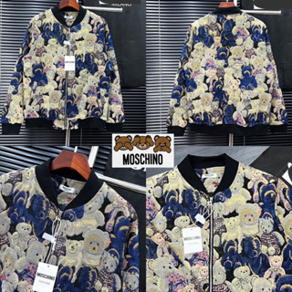 MOSCHINO JACKET UNISEX 🐻 Hiend 1:1 เสื้อแจ็คเก็ต Moschino พร้อมส่ง ส่งไว จากไทย 🇹🇭