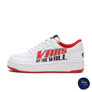 [ของแท้ ส่งฟรี PRE-ORDER] VANS CANORA LOGO PLT [WHITE/RED] V2940 LOGO PLT