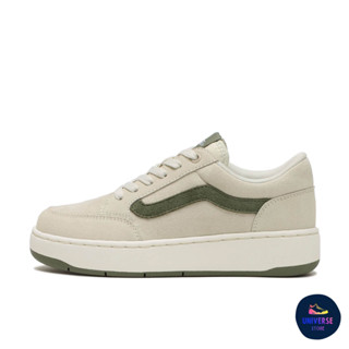 [ของแท้ ส่งฟรี PRE-ORDER] VANS CANORA PLAT [L.BEIGE/GREEN] V2940 SUEDE PLT