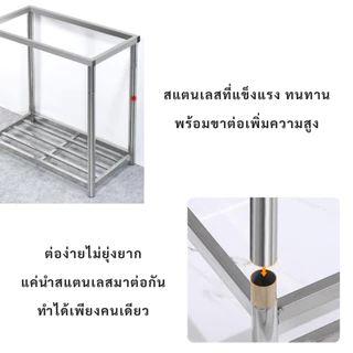 Forward ซิงค์ล้างจานพร้อมขาตั้ง อ่างล้างจานพร้อมขาตั้ง 1หลุม1ที่พัก สแตนเลส304 ขนาด75x40x78ซม Kitchen sink รุ่น FS-N03