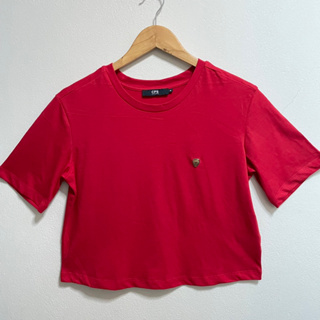 เสื้อยืด CPS cotton 100% มือ1 size S,M,L สีแดง