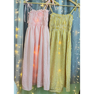 Toffee Dress เดรสสายเดี่ยวผูกไหล่