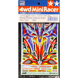 สติ๊กเกอร์ตกแต่ง &lt;Tamiya 15200 - Shining Scorpion Dress Up Sticker&gt;