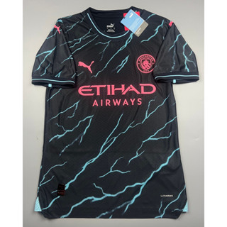 เสื้อบอล เพลเย่อ แมน ซิตี้ เยือนสาม 2023-24 Player Man City Third 2023 ผ้าทอเกรดดีที่สุด