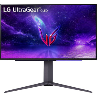 [ผ่อน0%] LG 27" 27GR95QE-B UltraGear™ OLED QHD Gaming Monitor with 240Hz .03ms GtG &amp; nVIDIA® G-SYNC® Compatible,Black