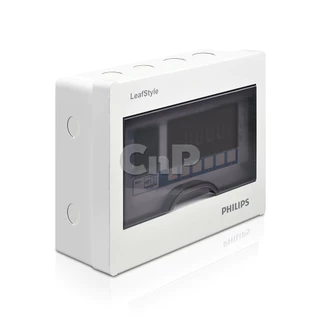 PHILIPS ตู้คอนซูมเมอร์ ยูนิต ตู้ไฟ 4 6 10 12 ช่อง (ตู้เปล่า) ฟิลิปส์ รุ่น LeafStyle
