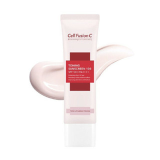 Cell Fusion C Toning Sunscreen SPF50+ PA++++ ครีมกันแดดผสมรองพื้นพร้อมบำรุงผิวให้กระจ่างใส