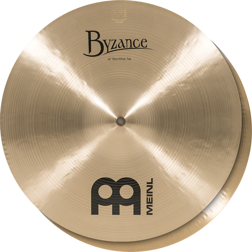 MEINL Cymbals Byzance Traditional Thin Hihat - 14" (B14TH)