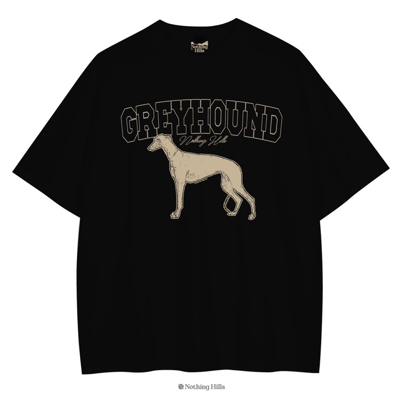 " Greyhound " เสื้อคอกลม Oversize By Nothing Hills™