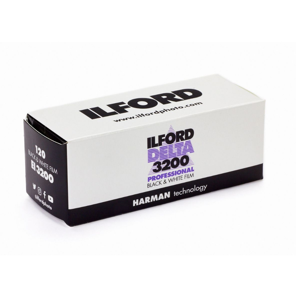 ฟิล์มขาวดำ Ilford Delta 3200 Professional 120 Black and White Film Medium Format ฟิล์ม 120 ขาวดำ