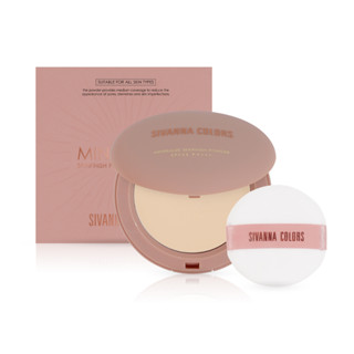 SIVANNA COLORS MINERALIZE SKINFINISH POWDER : HF132 | แป้งพัฟ