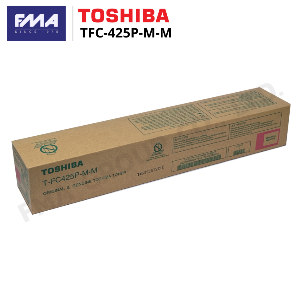 TOSHIBA e-STUDIO หมึกเครื่องถ่ายเอกสารสีแดง TFC-425P-M-M สำหรับรุ่น 2520AC / 2521AC / 3025AC / 5525AC