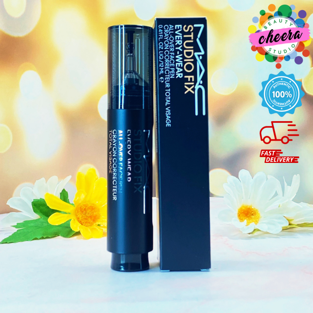 รองพื้น+คอลซีลเลอร์แบบปากกา MAC Studio Fix Every-Wear All-Over Face Pen 2 เบอร์ (มีสคบ.ไทย) MFG  2/2