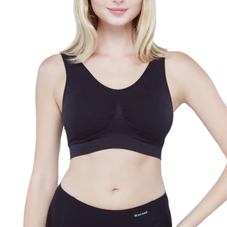 Wacoal Surprise Seamless Bra เซ็ต 5 ชิ้น เสื้อชั้นใน ทอไร้ตะเข็บ แบบสวมหัว รุ่น WH9C24 สีดำ (BL)