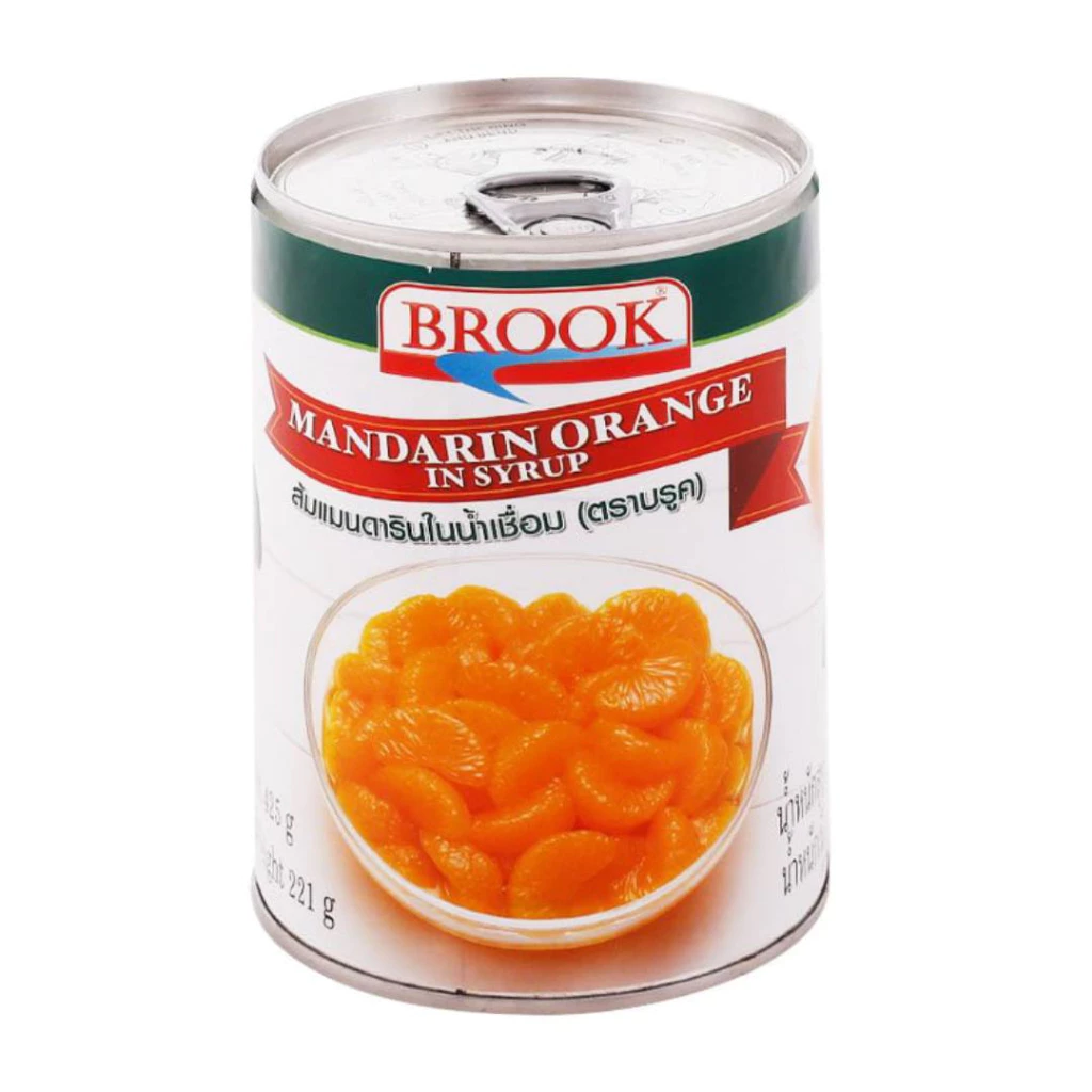 ส้มแมนดารินในน้ำเชื่อม 425g. ตราบรูค หยกออนไลน์