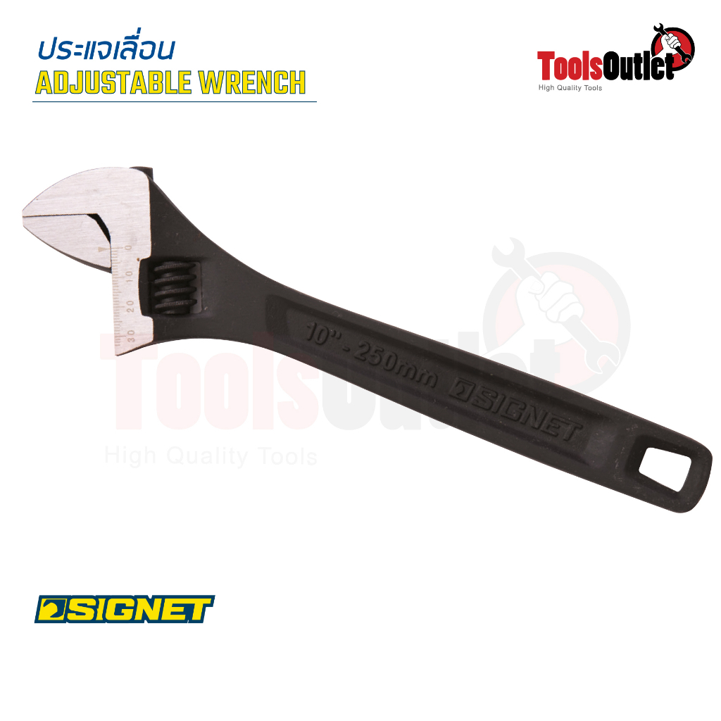 ADJUSTABLE WRENCH ประแจเลื่อน SIGNET