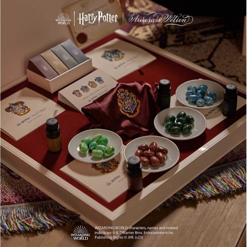 หินหอม Auroraspotion Hogwarts Houses Aroma Stone Set