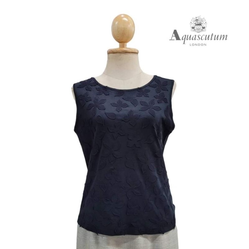 Aquascutum Patchwork Sleeveless Top