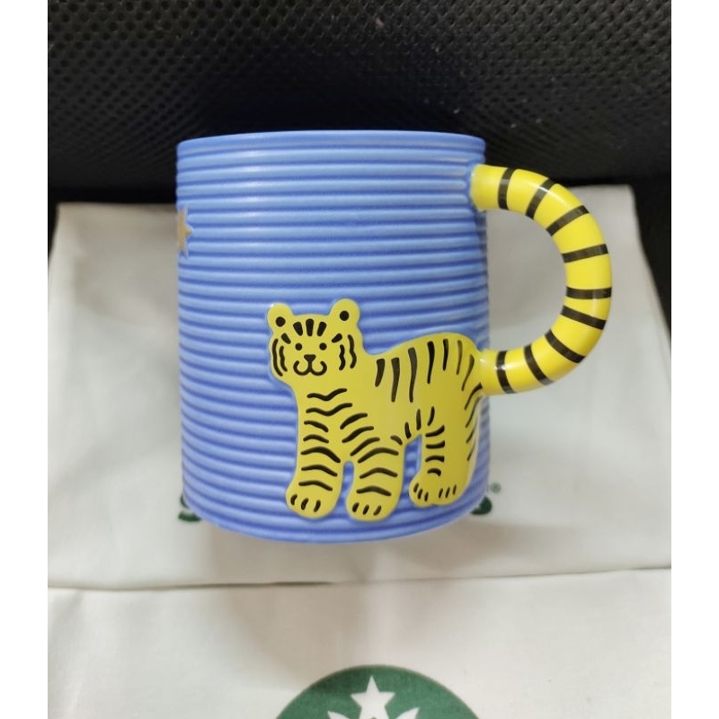 Starbucks Mug Stargazing Tiger 10 Oz.