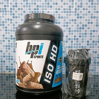 Bpi Sports ISO HD WHEY 5lbs lsolate100%+แก้วมีลูกกลิ้ง