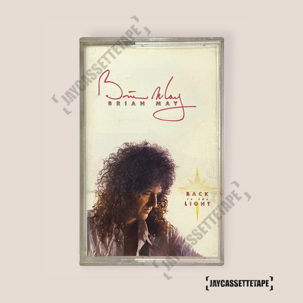 Brian May (Queen) อัลบั้ม : Back To The Light เทปเพลง เทปคาสเซ็ต เทปคาสเซ็ท Cassette Tape เทปเพลงสาก