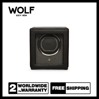 กล่องหมุน กล่องนาฬิกา WOLF1834 รุ่น CUB WINDER WITH COVER (BLACK)