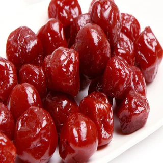 เชอรี่แดงแช่อิ่ม 200 กรัม เปรี้ยวหวานกำลังดี เชอรี่อบแห้ง ผลไม้อบแห้ง หวานเจี๊ยบน้ำตาลไทย