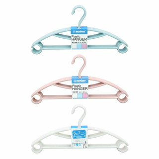 Keyway HG-999 ไม้แขวนเสื้อ แพ็ค 1×6 (1 แพ็ค 6 ชิ้น)