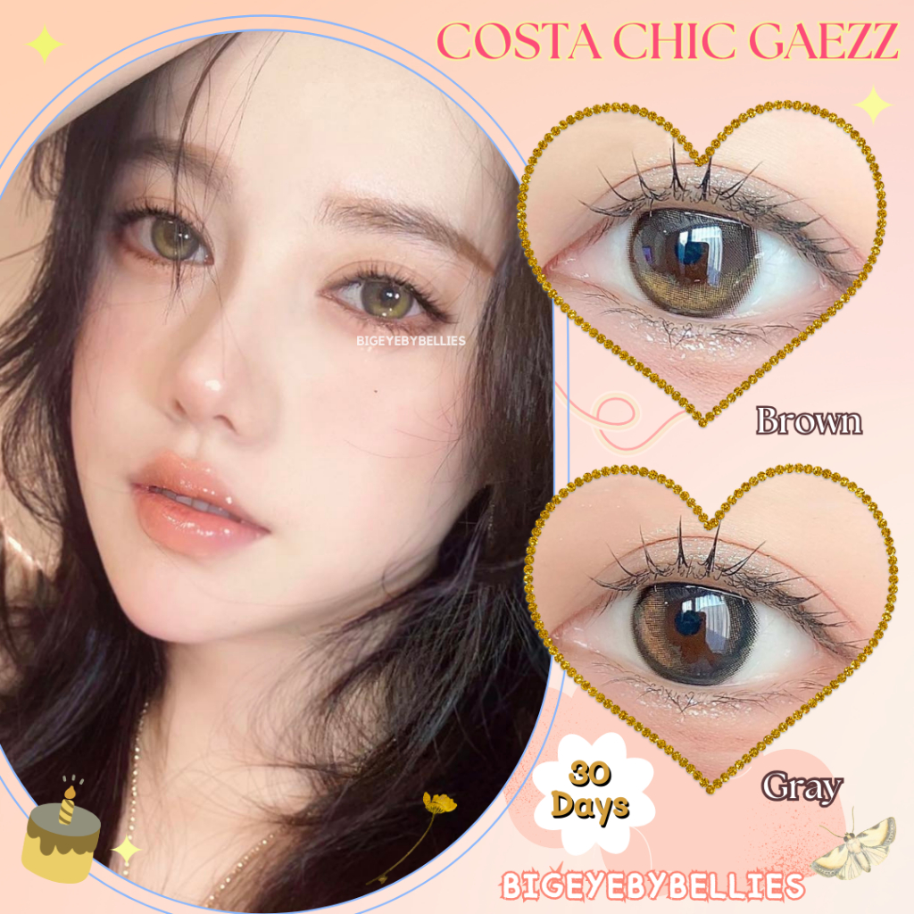 🔥คอนแทคเลนส์✨ขนาดมินิ✨ Costa chic (Gaezz secret)