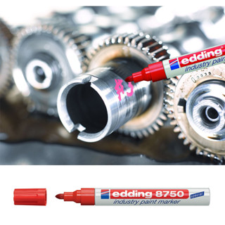 ปากกาเพ้นท์ เขียนอะไหล่ ชิ้นเหล็กเปื้อนคราบน้ำมัน edding 875…