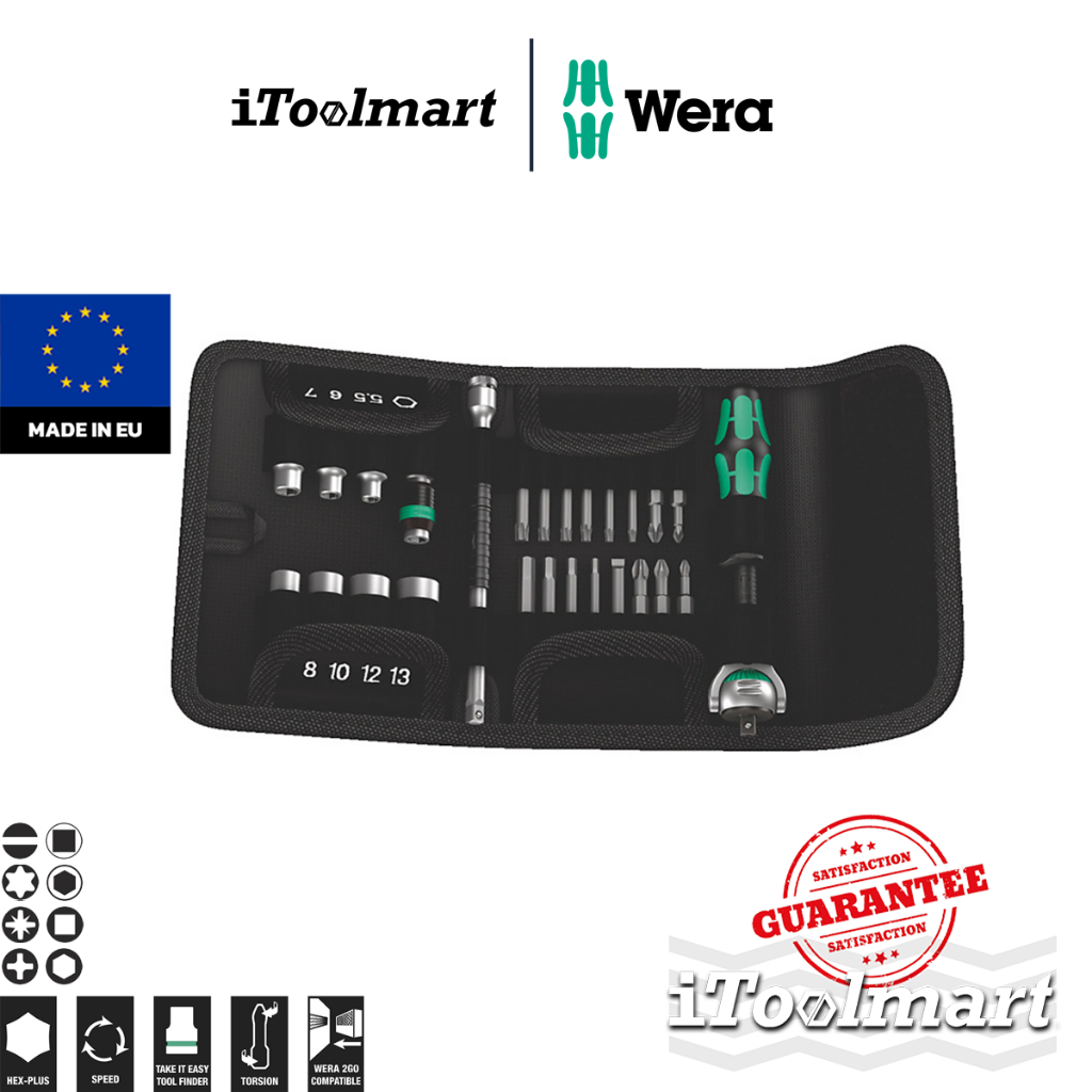 WERA ชุดประแจ Zyklop Speed 05051045001 ชุด 26 ชิ้น