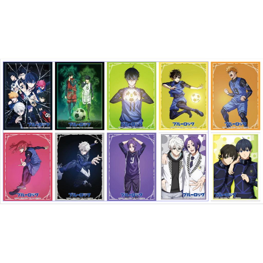 Bushiroad Sleeve Collection Blue Lock : Yoichi, Meguru, Rensuke, Hyouma, Seishirou, Reo - ซองใส่การ์ด