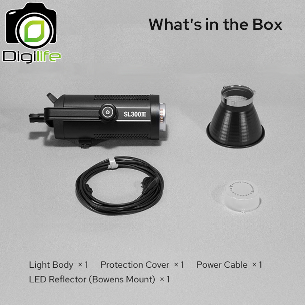 Godox LED SL300II / SL300III 330W (แสงขาวอย่างเดียว) 5600K - Bowen Mount - รับประกันศูนย์ Godox Thailand 3ปี / Digilife