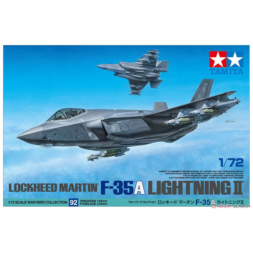 4950344607921 : Tamiya 60792 Lockheed Martin F-35A Lightning II