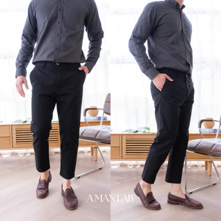 [ไซส์ 28-30] กางเกงขาเต่อ ผู้ชาย กางเกง 5 ส่วน KOREAN PANTS กางเกงสแล็ค ชาย