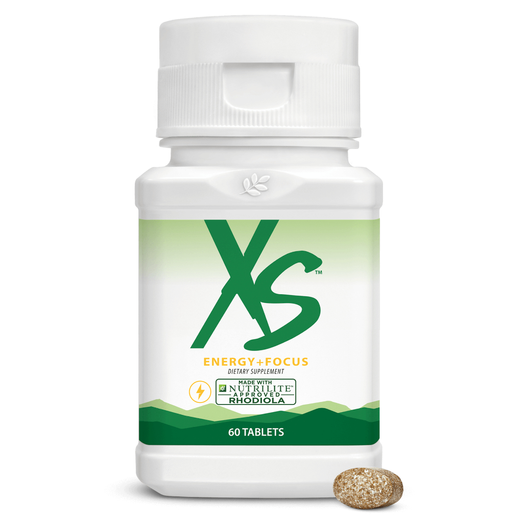 XS™ Energy + Focus Dietary Supplement - 60 Tablets ผลิตภัณฑ์เสริมอาหาร ช่วยเพิ่มความทนทานทางกาธิในระหว่างออกกำลังกาย