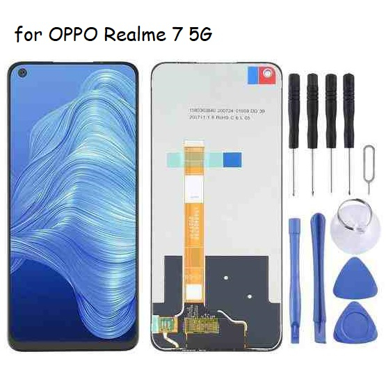 หน้าจอ LCD OPPO Realme 7(5G) Display จอ+ทัช อะไหล่มือถือ อะไหล่ จอ ออปโป้ Realme7 5G ฟรีชุดไขควง