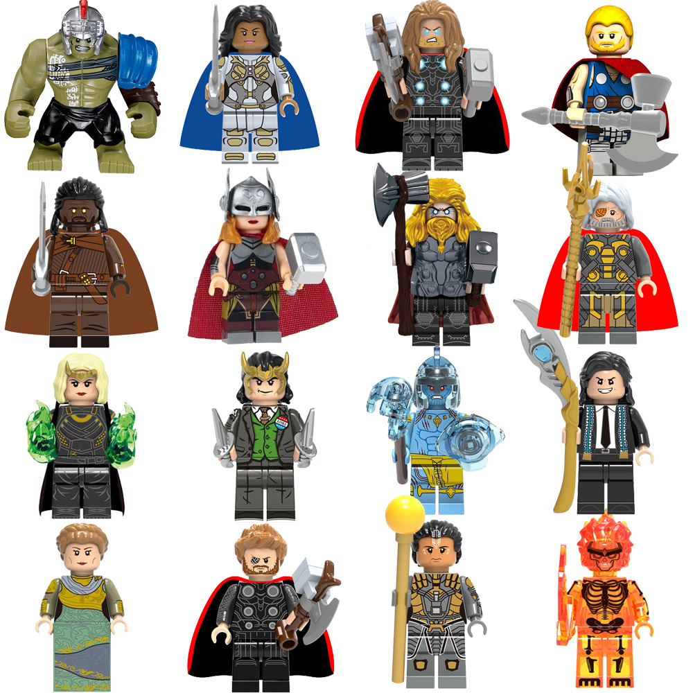 เลโก marvel 4 จักรวาลมาร์เวล thor loki ธอร์ เทพเจ้าสายฟ้า ตัวต่อ เลโก Thor Ragnarok เลโกแอสการ์ด