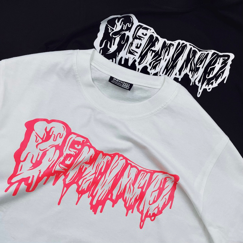 เสื้อยืด BEHIND แขนสั้น Oversize " BHX06 "