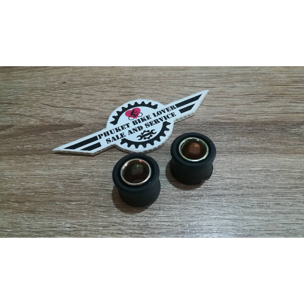 บูชหูโช๊คอัพมอเตอร์ไซค์ บูช+ลูกยางครบชุด พร้อมใช้งาน มี 2 ขนาด 10mm และ 12mm เลือกตัวเลือกสินค้า ชุดนึง 1 คู่ตามภาพ