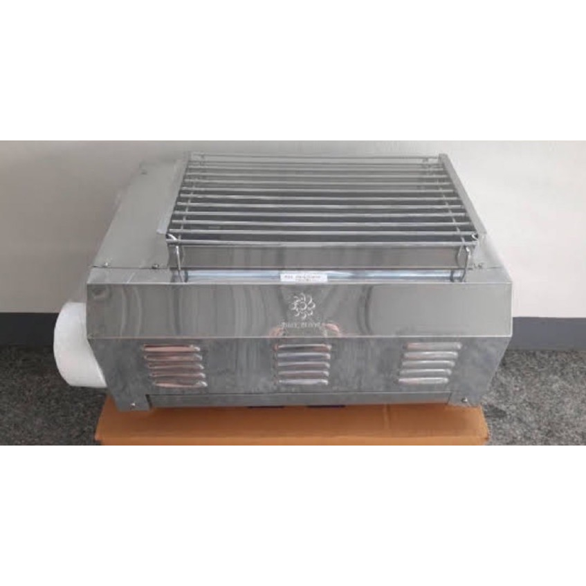 Thai Flower เตาปิ้งย่าง ไร้ควัน รุ่น IF-1629 ขนาด : กว้าง 36 X ยาว 46 X สูง 23 ซม. ขนาดตะแกรง กว้าง 