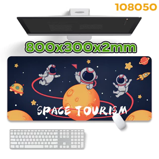 แผ่นรองเมาส์ ขนาดใหญ่ 80X30 cm ลายสวย เท่ น่ารัก สีหวานๆ เกมส์มิ่ง Gaming MousePad 🌈