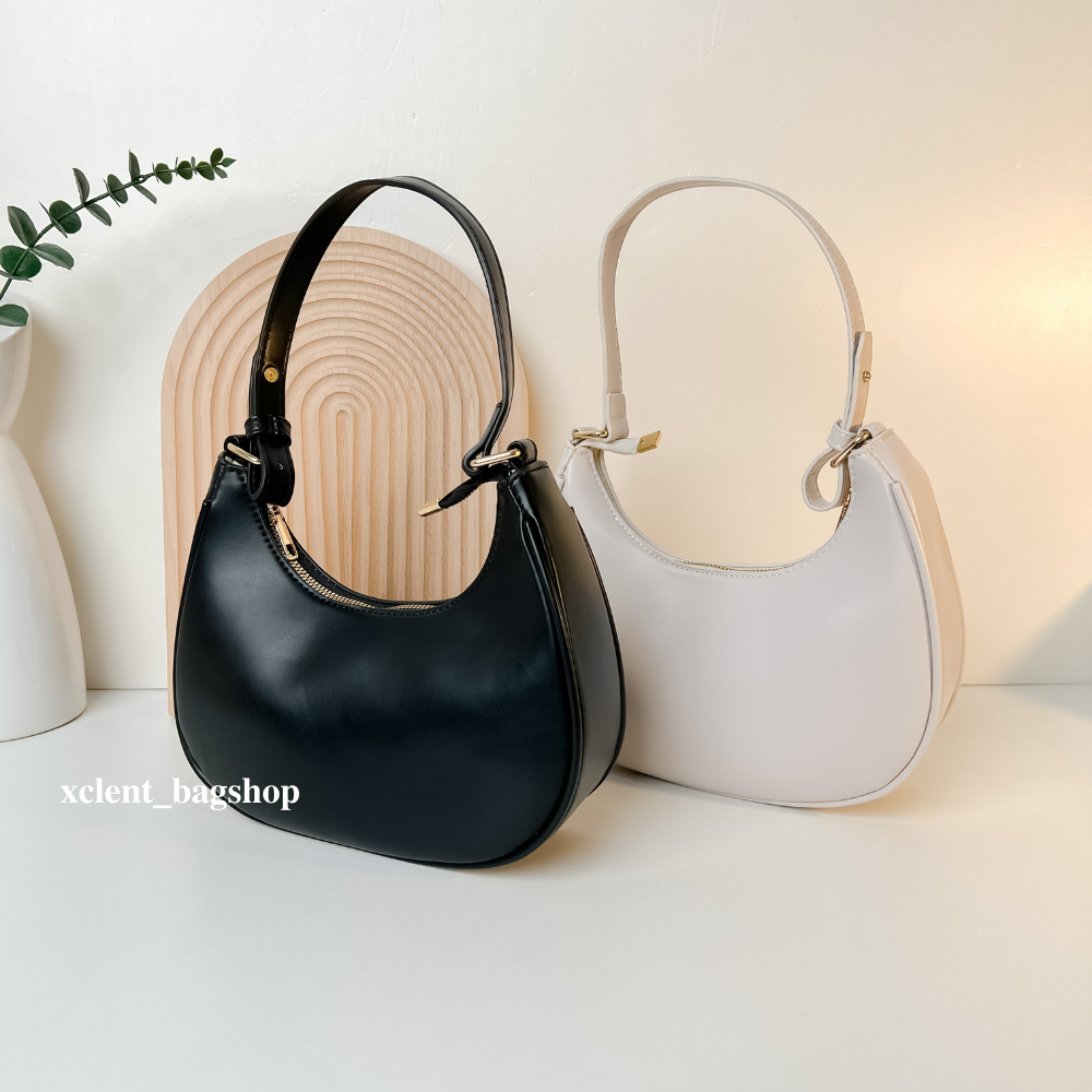 Glammhouse - Neoma bag ทรง shoulder bag เรียบหรูดูดีมากๆ ได้สาย 2 สาย เข้าได้กับทุกชุด
