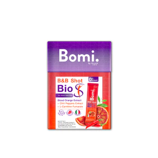 [หมดอายุ 08/27] [1 กล่อง] Bomi B&B Shot Bio S (14x3g) โบมิ บีแอนด์บี ช็อท ไบโอ เอส รสส้มจี๊ดจ๊าด ตัวช่วยมื้อหนัก