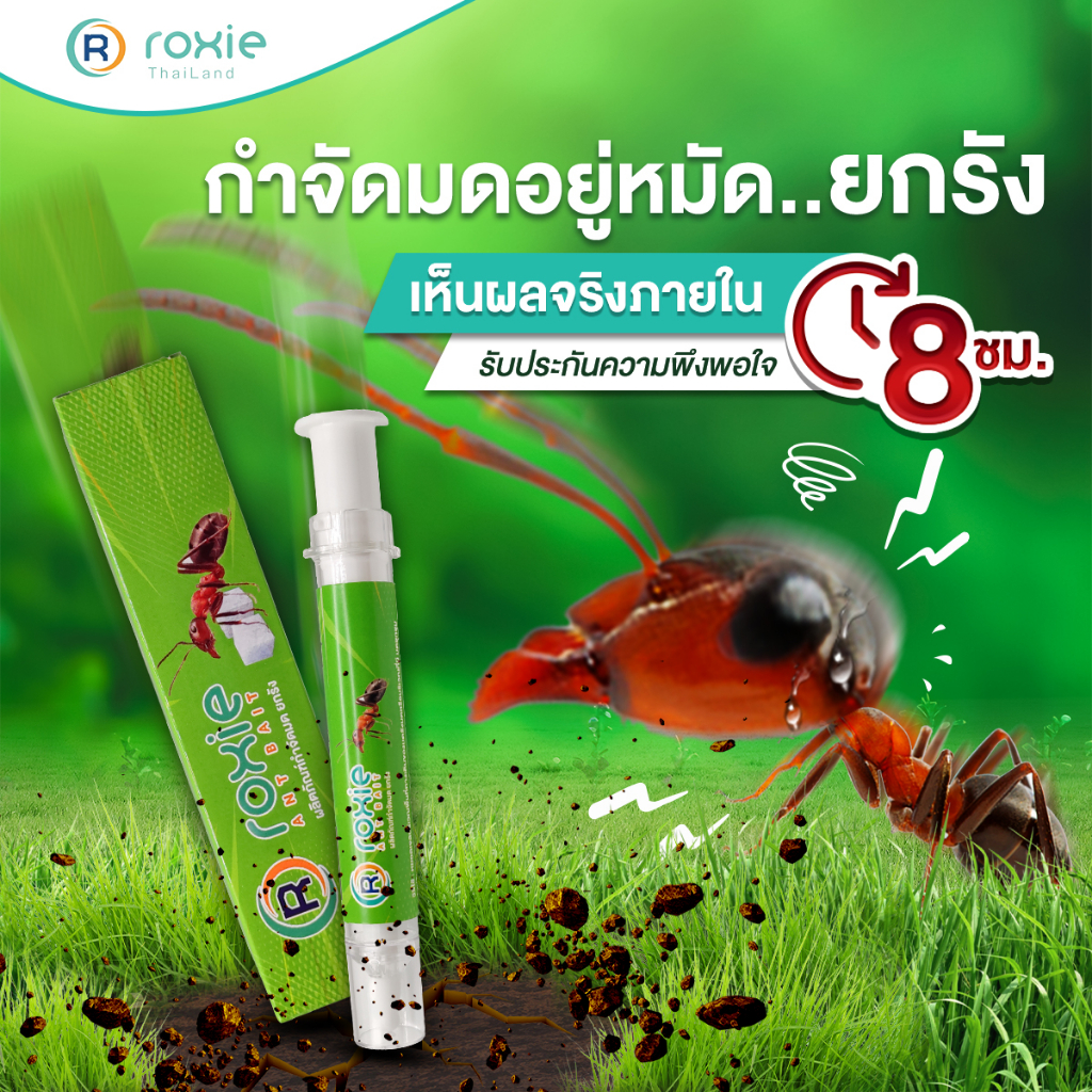 #เจลกำจัดมด
#RoxieAntBait
#มดตายยกรัง
#กำจัดมดสะดวก
#ปลอดภัยไร้กลิ่น