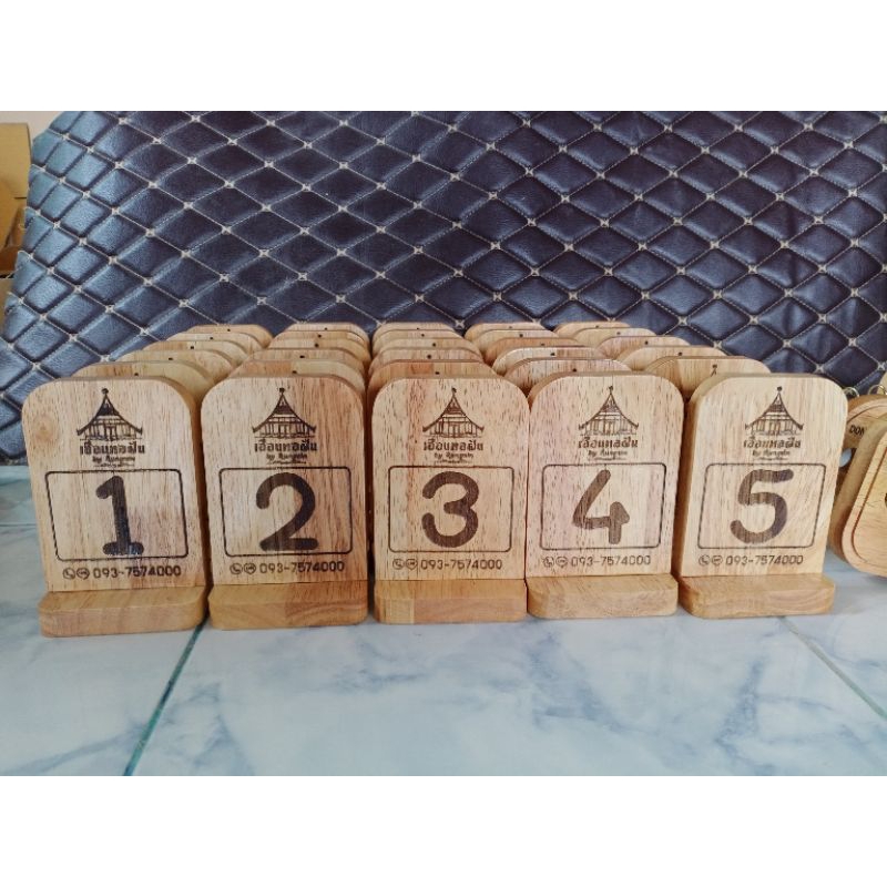 ป้ายเลขโต๊ะ จองโต๊ะ สแกนคิวอาร์โค้ด ยิงข้อความทั้ง2ด้าน เปลี่ยนแบบได้ราคาเดียว ป้ายร้านอาหาร ตั้งโต๊ะ - รูปที่ 7