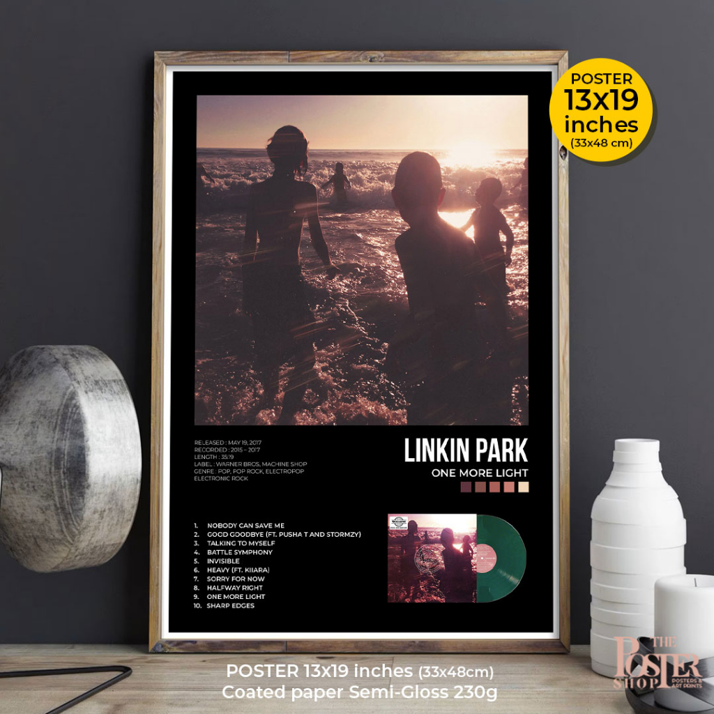 Linkin Park Poster โปสเตอร์วงดนตรี ภาพขนาด 33X48 cm Rock band