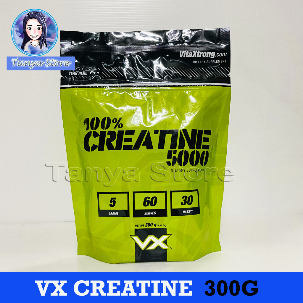 🔥VX VitaXtrong 100% CREATINE 5000 ขนาด 300 กรัม🌸 (exp.03/28)
