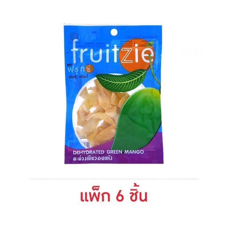 ฟรุทซี มะม่วงเขียวอบแห้ง 30 กรัม (แพ็ก 6 ชิ้น) ราคา ถูกที่สุด ดีลบีเคเค